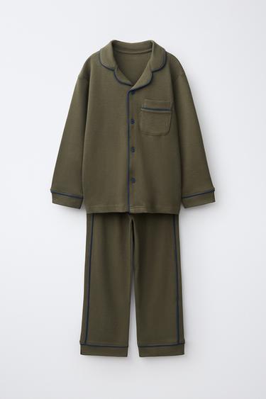 Zara Пижама для детей 6-14 лет с контрастными деталями