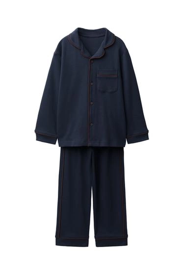 6-14 Years/ Pyjamas With Contrast Detail