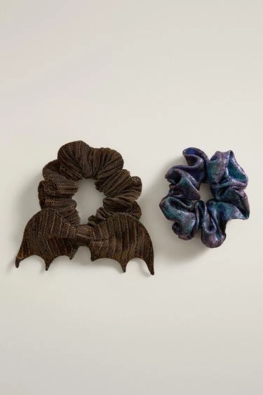 Kids' halloween scrunchie set (pack of 2)- Заказать в России