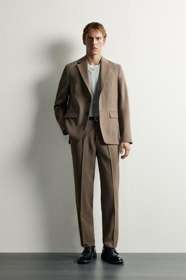 Zara Классические брюки из шерстяной смеси