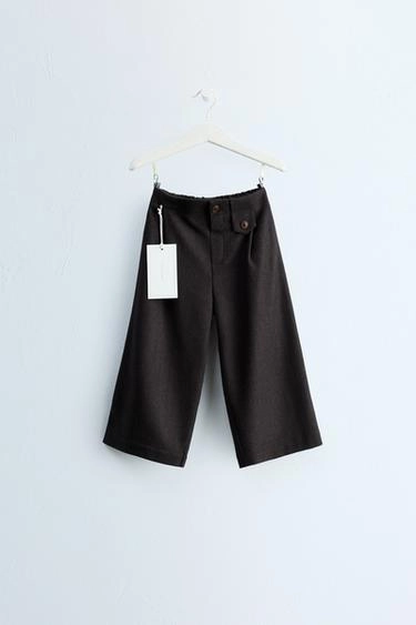 ZARA TIMELESS — брюки широкого кроя из шерстяной смеси