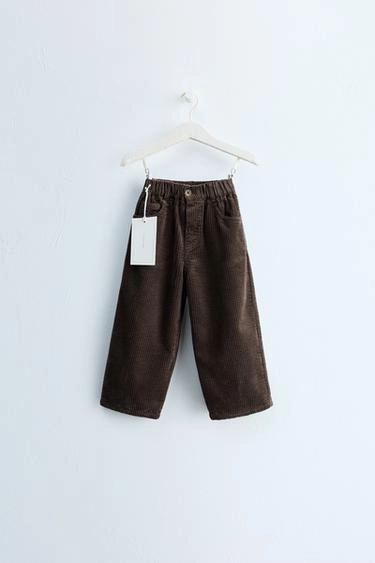 Прямые вельветовые брюки ZARA «TIMELESS»