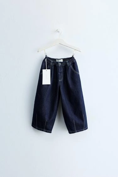 Джинсы zara timeless с прямым кроем и контрастной прострочкой- Заказать в России