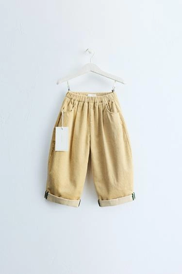 Брюки из вельвета balloon Zara «Timeless»