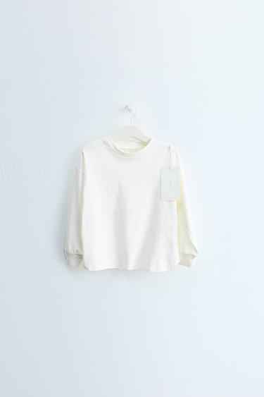 Zara Футболка с длинными рукавами и манжетами ZARA «TIMELESS»