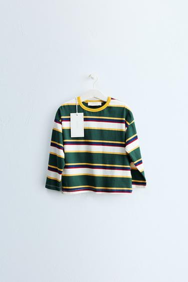 Zara Футболка ZARA «TIMELESS» с полосатым принтом