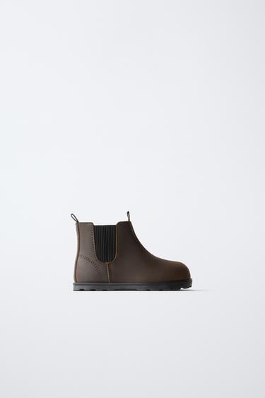 Zara Кожаные босоногие челси
