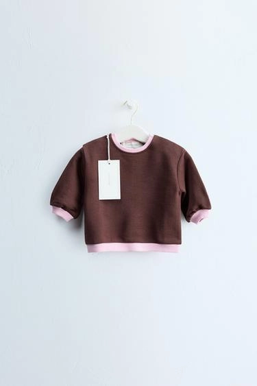 Zara timeless - контрастный свитшот- Заказать в России