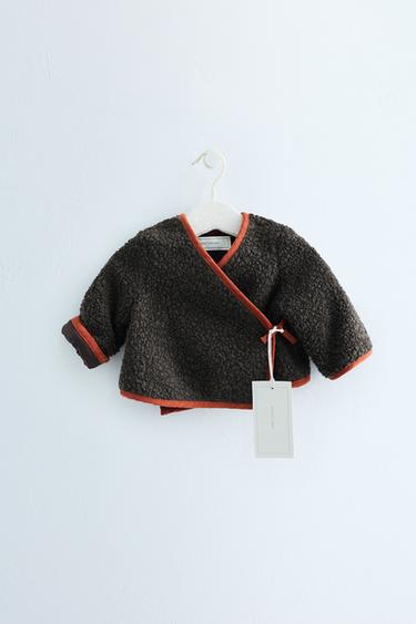 Zara Пальто ZARA «TIMELESS» из искусственной овчины MANTECO с шерстяным эффектом купить с доставкой.