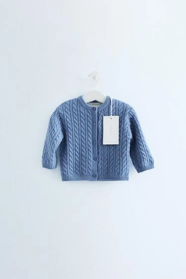 Кардиган zara timeless с косами из 100% шерсти- Заказать в России