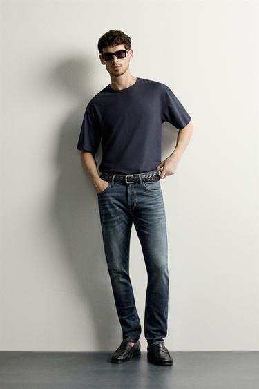 Zara Джинсы слим фит базовые купить с доставкой.