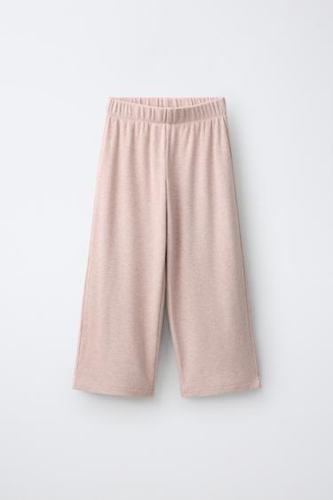 Zara Широкие брюки мягкой фактуры