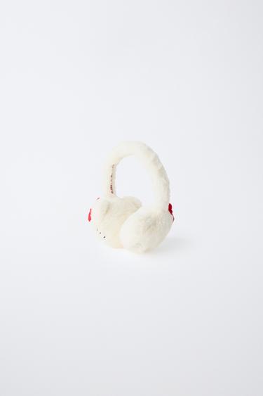 Zara Меховые наушники HELLO KITTY © SANRIO