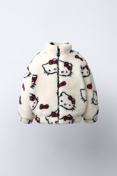 Zara Куртка с искусственным мехом HELLO KITTY © SANRIO