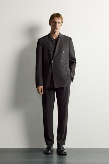 Zara Брюки в полоску классического кроя