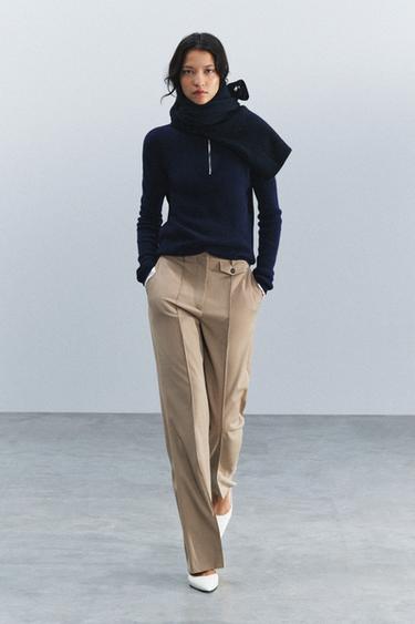 Zara Плиссированные брюки из коллекции ZW
