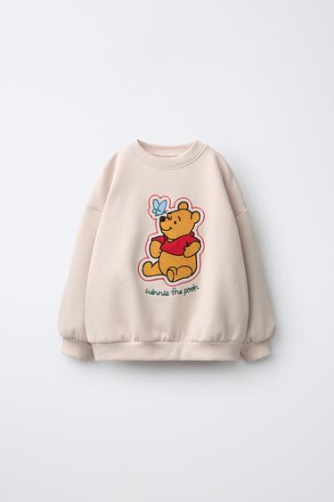 Zara Свитшот с вышивкой винни-пух © DISNEY купить с доставкой.