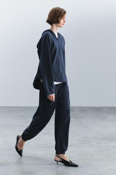 Zara Худи с эффектом выцветания