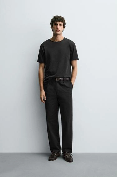 Футболка с неровным краем basic