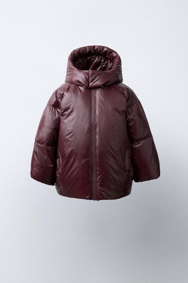 Zara Пуховик с утеплителем из 50% пуха и 50% пера, водоотталкивающий
