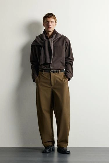 Брюки balloon fit
