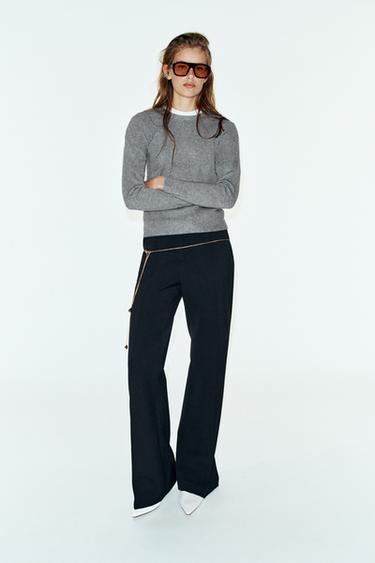 Zara Джемпер из мягкого трикотажа