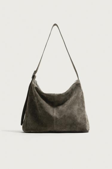 Zara Кожаная сумка через плечо