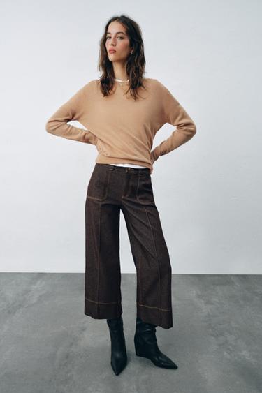 Zara Кюлоты средней посадки Z1975