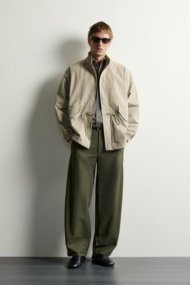 Zara Парка из 100% хлопка