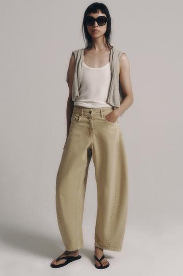 Zara Джинсы ZARA «ZW» средней посадки купить с доставкой.