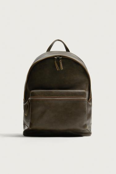 Zara Рюкзак с эффектом потертости купить с доставкой.