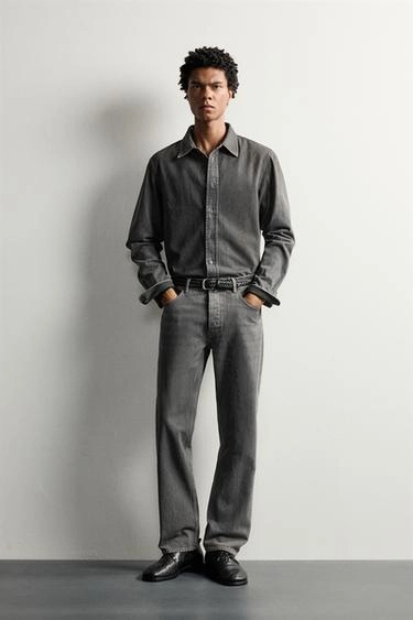 Джинсы прямого кроя regular fit