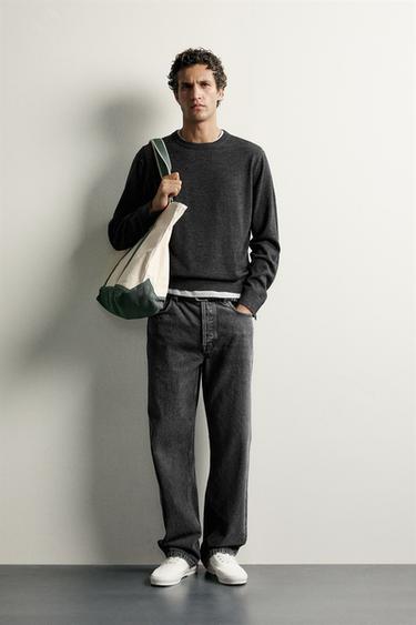 Zara Джемпер REGULAR FIT из 100% шерсти