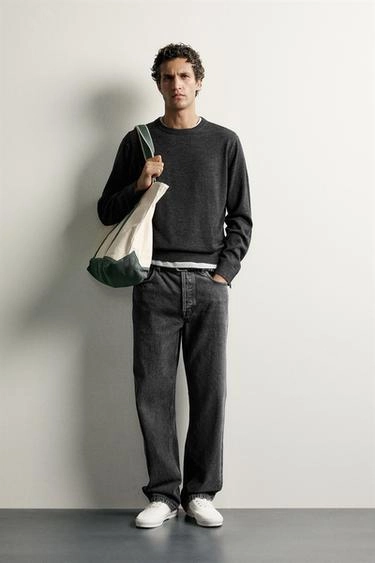 Джемпер regular fit из 100% шерсти
