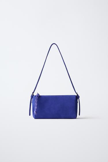 Zara Кожаная сумка через плечо