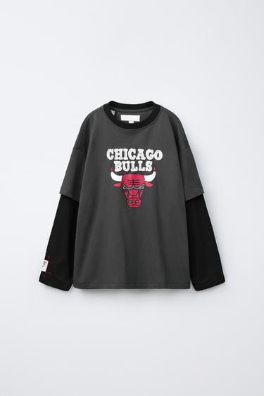 Zara Футболка с двойными рукавами NBA CHICAGO BULLS