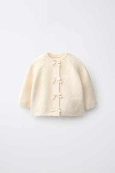Zara Кардиган с бантиком купить с доставкой.