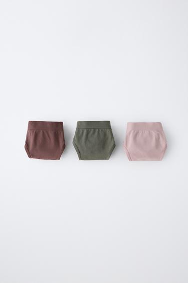 Zara Пакет из 3 бесшовных трусов для детей 8-14 лет купить с доставкой.
