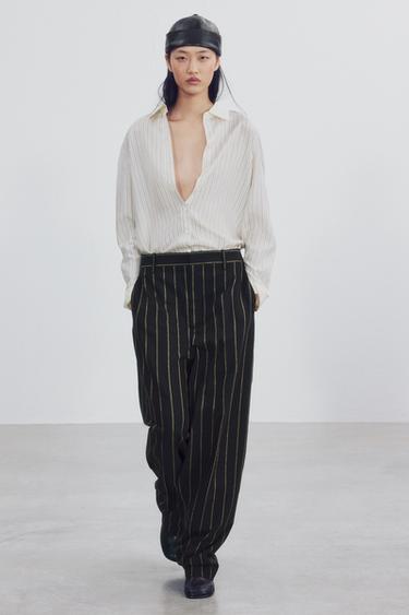 Zara Полосатые брюки из коллекции ZW
