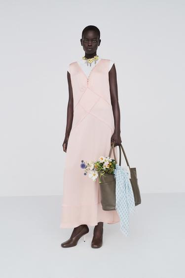 Zara Платье-комбинация прямого кроя