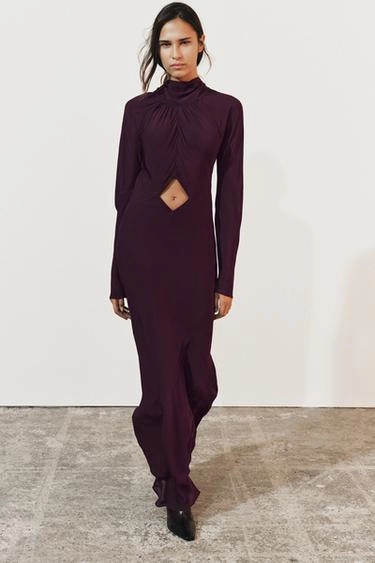 Длинное платье zw collection с вырезами