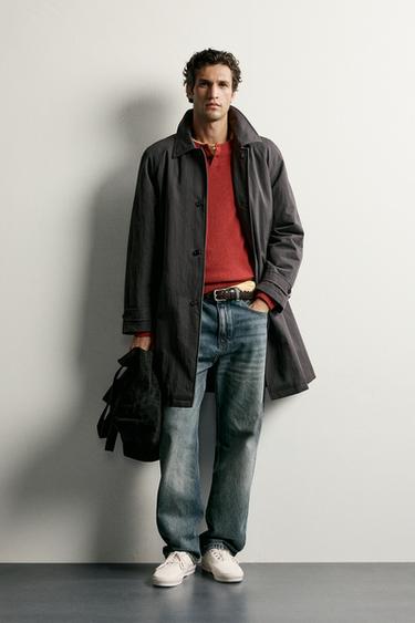 Zara Водоотталкивающий плащ классического кроя