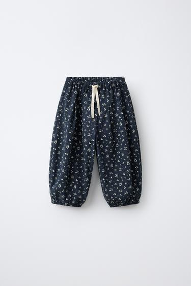 Zara Шаровары с цветочным принтом