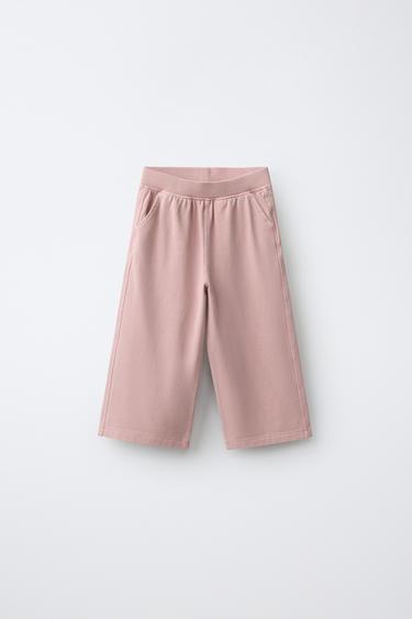 Zara Брюки прямого кроя с широкими штанинами