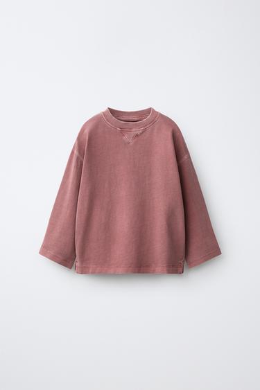Zara Футболка с эффектом окрашивания