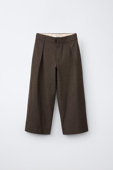 Zara Брюки баллон в клетку
