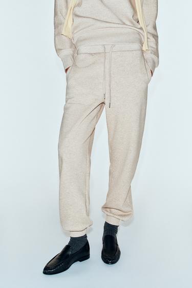 Zara Базовые флисовые джоггеры
