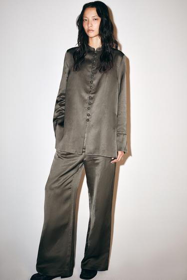 Zara Сатиновая куртка ZW COLLECTION