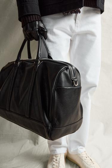 Zara Кожаная дорожная сумка