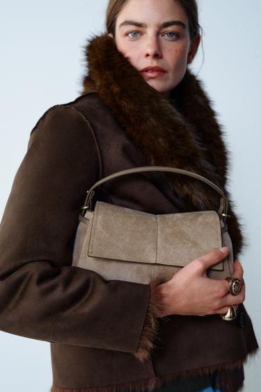 Zara Сумка через плечо с клапаном купить с доставкой.